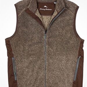 Tommy Bahama Textured Brown Men's Vest